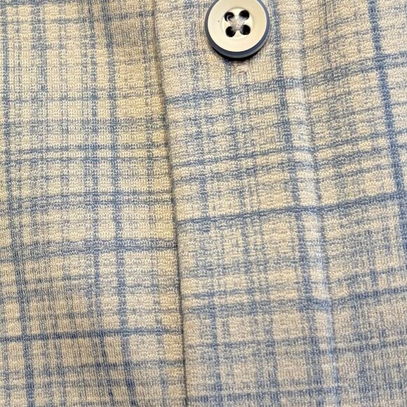 Mizzen+Main - Halyard Short Sleeve Button Down - Carolina Blue Plaid - Picture 3 of 4